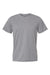 Adidas A376 Mens UPF 50+ Short Sleeve Crewneck T-Shirt Heather Black Flat Front