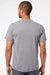Adidas A376 Mens UPF 50+ Short Sleeve Crewneck T-Shirt Heather Black Model Back