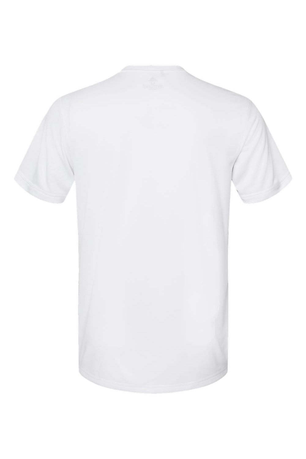 Adidas A376 Mens UPF 50+ Short Sleeve Crewneck T-Shirt White Flat Back