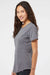 Adidas A377 Womens UPF 50+ Short Sleeve Crewneck T-Shirt Heather Black Model Side