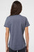 Adidas A377 Womens UPF 50+ Short Sleeve Crewneck T-Shirt Heather Collegiate Navy Blue Model Back