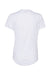 Adidas A377 Womens UPF 50+ Short Sleeve Crewneck T-Shirt White Flat Back