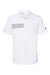 Adidas A324 Mens 3 Stripes UPF 50+ Short Sleeve Polo Shirt White/Black Flat Front