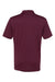 Adidas A230 Mens Performance UPF 50+ Short Sleeve Polo Shirt Maroon Flat Back