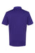 Adidas A230 Mens Performance UPF 50+ Short Sleeve Polo Shirt Collegiate Purple Flat Back