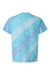 Dyenomite 200TL Mens Tilt Tie Dyed Short Sleeve Crewneck T-Shirt Wildflower Flat Back