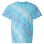 Dyenomite Mens Tilt Tie Dyed Short Sleeve Crewneck T-Shirt - Wildflower