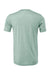 Bella + Canvas BC3001CVC/3001CVC Mens Heather CVC Short Sleeve Crewneck T-Shirt Heather Prism Dusty Blue Flat Back