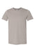 Bella + Canvas BC3001CVC/3001CVC Mens Heather CVC Short Sleeve Crewneck T-Shirt Heather Stone Flat Front