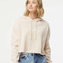 Independent Trading Co. Womens Crop Hooded Sweatshirt Hoodie - Bone - NEW