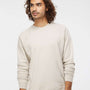 Independent Trading Co. Mens Special Blend Crewneck Raglan Sweatshirt - Heather Stone - NEW