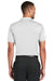 Nike 799802 Mens Players Dri-Fit Moisture Wicking Short Sleeve Polo Shirt White Model Back