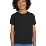 Gildan Youth DryBlend Moisture Wicking Short Sleeve Crewneck T-Shirt - Black