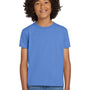 Gildan Youth DryBlend Moisture Wicking Short Sleeve Crewneck T-Shirt - Carolina Blue