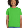 Gildan Youth DryBlend Moisture Wicking Short Sleeve Crewneck T-Shirt - Electric Green