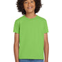 Gildan Youth DryBlend Moisture Wicking Short Sleeve Crewneck T-Shirt - Lime Green