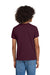 Gildan 8000B/G800B Youth DryBlend Moisture Wicking Short Sleeve Crewneck T-Shirt Maroon Model Back