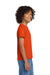 Gildan 8000B/G800B Youth DryBlend Moisture Wicking Short Sleeve Crewneck T-Shirt Orange Model Side