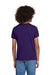 Gildan 8000B/G800B Youth DryBlend Moisture Wicking Short Sleeve Crewneck T-Shirt Purple Model Back