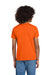 Gildan 8000B/G800B Youth DryBlend Moisture Wicking Short Sleeve Crewneck T-Shirt Safety Orange Model Back