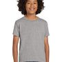 Gildan Youth DryBlend Moisture Wicking Short Sleeve Crewneck T-Shirt - Sport Grey