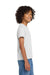 Gildan 8000B/G800B Youth DryBlend Moisture Wicking Short Sleeve Crewneck T-Shirt White Model Side