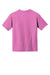 Gildan 8000B/G800B Youth DryBlend Moisture Wicking Short Sleeve Crewneck T-Shirt Azalea Pink Flat Back