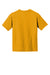 Gildan 8000B/G800B Youth DryBlend Moisture Wicking Short Sleeve Crewneck T-Shirt Gold Flat Back