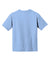 Gildan 8000B/G800B Youth DryBlend Moisture Wicking Short Sleeve Crewneck T-Shirt Light Blue Flat Back