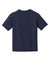 Gildan 8000B/G800B Youth DryBlend Moisture Wicking Short Sleeve Crewneck T-Shirt Navy Blue Flat Back