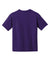 Gildan 8000B/G800B Youth DryBlend Moisture Wicking Short Sleeve Crewneck T-Shirt Purple Flat Back