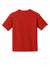 Gildan 8000B/G800B Youth DryBlend Moisture Wicking Short Sleeve Crewneck T-Shirt Red Flat Back