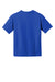 Gildan 8000B/G800B Youth DryBlend Moisture Wicking Short Sleeve Crewneck T-Shirt Royal Blue Flat Back