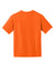 Gildan 8000B/G800B Youth DryBlend Moisture Wicking Short Sleeve Crewneck T-Shirt Safety Orange Flat Back