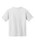 Gildan 8000B/G800B Youth DryBlend Moisture Wicking Short Sleeve Crewneck T-Shirt White Flat Back