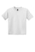 Gildan 8000B/G800B Youth DryBlend Moisture Wicking Short Sleeve Crewneck T-Shirt White Flat Front