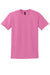 Gildan 8000/G800 Mens DryBlend Moisture Wicking Short Sleeve Crewneck T-Shirt Azalea Pink Flat Front