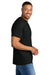 Gildan 8000/G800 Mens DryBlend Moisture Wicking Short Sleeve Crewneck T-Shirt Black Model Side