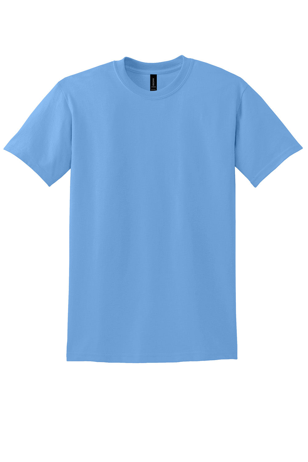 Gildan 8000/G800 Mens DryBlend Moisture Wicking Short Sleeve Crewneck T-Shirt Carolina Blue Flat Front