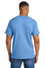 Gildan 8000/G800 Mens DryBlend Moisture Wicking Short Sleeve Crewneck T-Shirt Carolina Blue Model Back