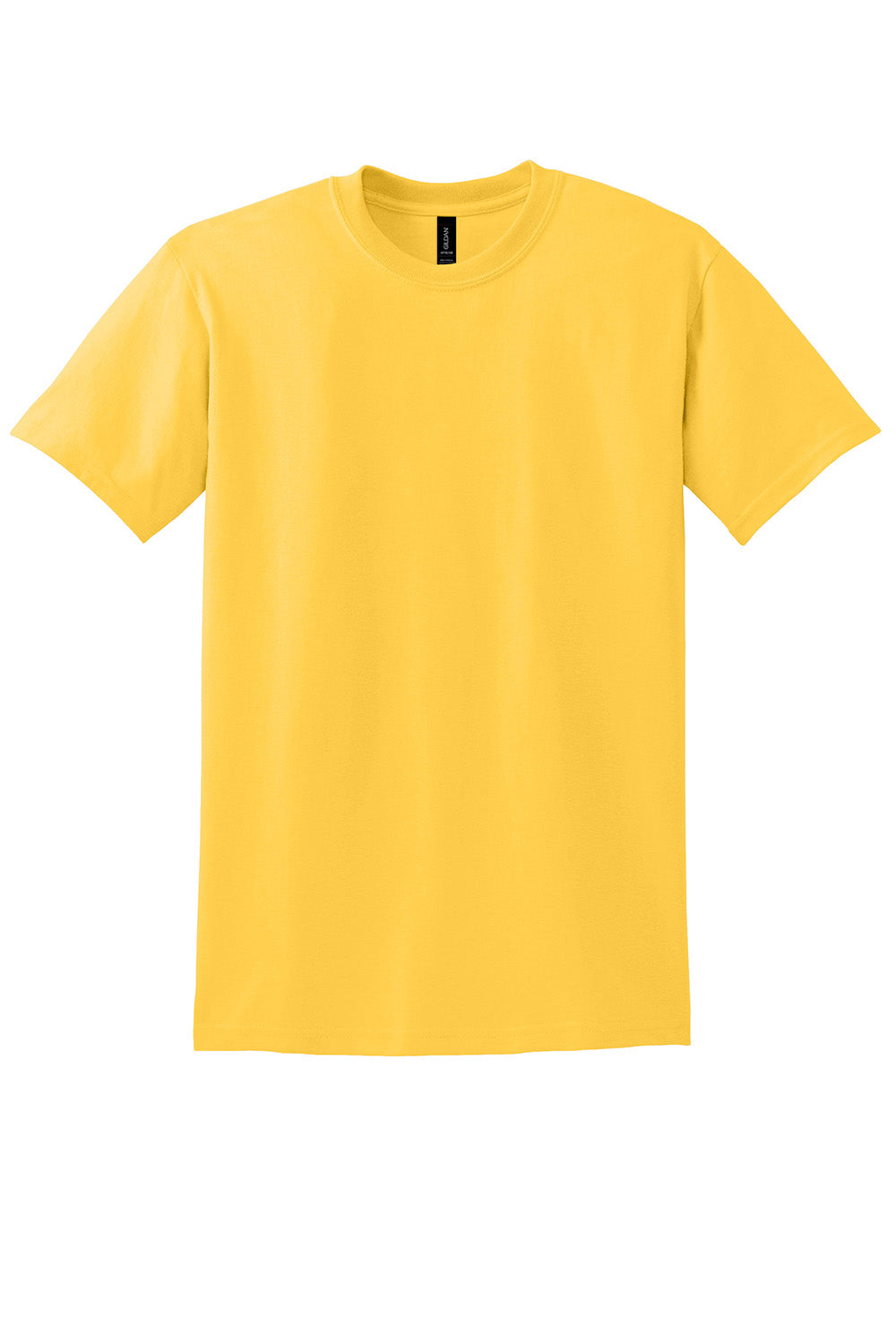 Gildan 8000/G800 Mens DryBlend Moisture Wicking Short Sleeve Crewneck T-Shirt Daisy Yellow Flat Front