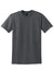 Gildan 8000/G800 Mens DryBlend Moisture Wicking Short Sleeve Crewneck T-Shirt Heather Dark Grey Flat Front