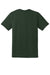 Gildan 8000/G800 Mens DryBlend Moisture Wicking Short Sleeve Crewneck T-Shirt Forest Green Flat Back