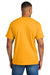 Gildan 8000/G800 Mens DryBlend Moisture Wicking Short Sleeve Crewneck T-Shirt Gold Model Back