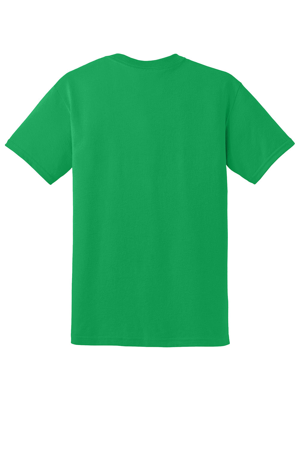 Gildan 8000/G800 Mens DryBlend Moisture Wicking Short Sleeve Crewneck T-Shirt Irish Green Flat Back