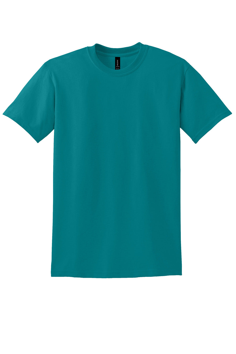 Gildan 8000/G800 Mens DryBlend Moisture Wicking Short Sleeve Crewneck T-Shirt Jade Dome Green Flat Front