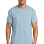 Gildan Mens DryBlend Moisture Wicking Short Sleeve Crewneck T-Shirt - Light Blue