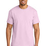 Gildan Mens DryBlend Moisture Wicking Short Sleeve Crewneck T-Shirt - Light Pink