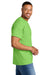 Gildan 8000/G800 Mens DryBlend Moisture Wicking Short Sleeve Crewneck T-Shirt Lime Green Model Side