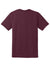 Gildan 8000/G800 Mens DryBlend Moisture Wicking Short Sleeve Crewneck T-Shirt Maroon Flat Back